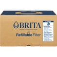 thumbnail image 1 of Brita Refillable Water Filtration System with Large 10 Cup Pitcher, Everyday, and 1 Refillable Filter, 1 of 6