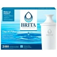 Brita Replacement Filters 3 Count HYZ01 (Advanced) White