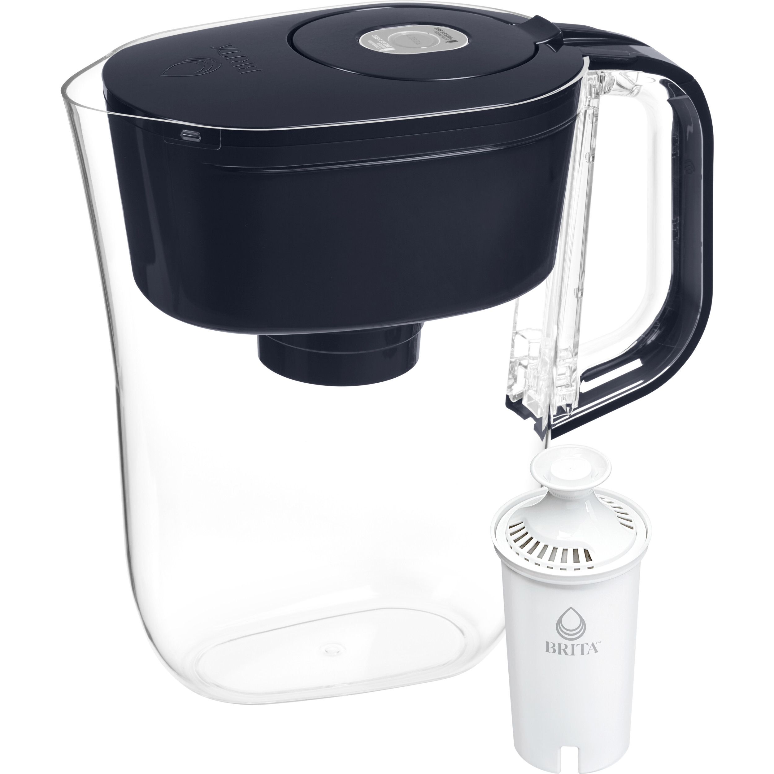 Brita Large 10 Cup Water Filter Pitcher with 1 Brita Elite Filter, Made