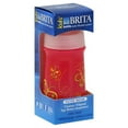 Brita Soft Squeeze Water Filter Bottle For Kids, Pink Butterflies, 13 ounce, BPA Free