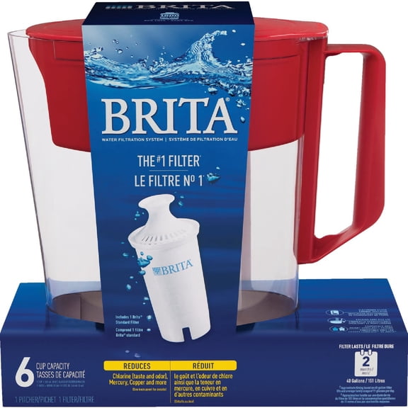 Brita Soho Water Filter Pitcher - Pack of 2