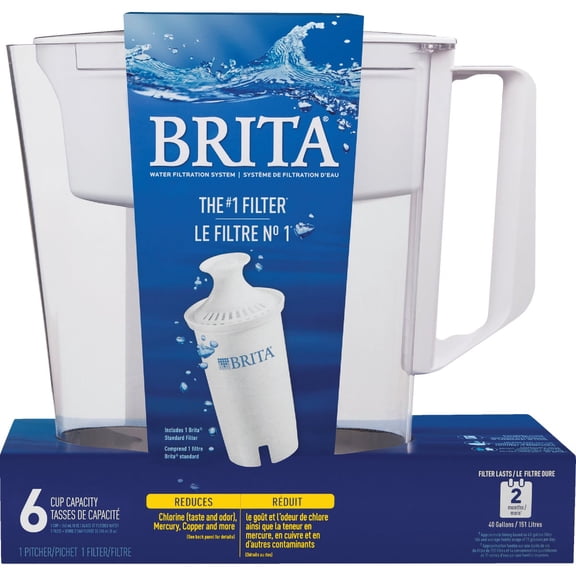 Brita Soho Water Filter Pitcher - Pack of 6