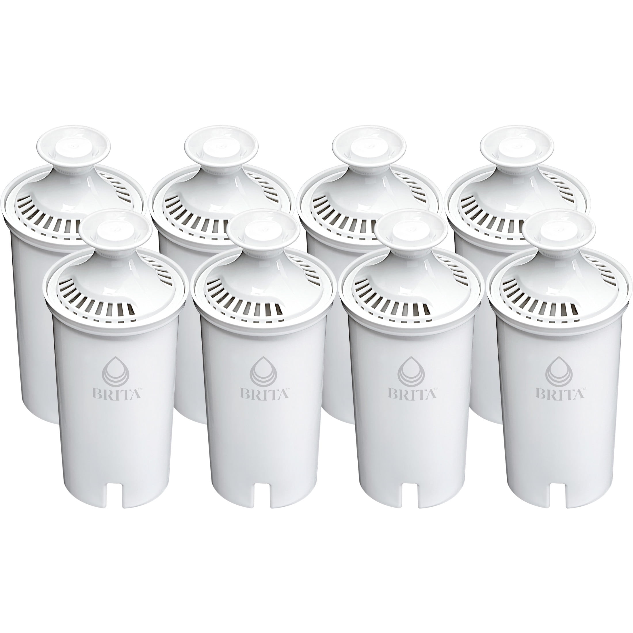 Brita White BPA-Free Standard Water Filter 8-Pack
