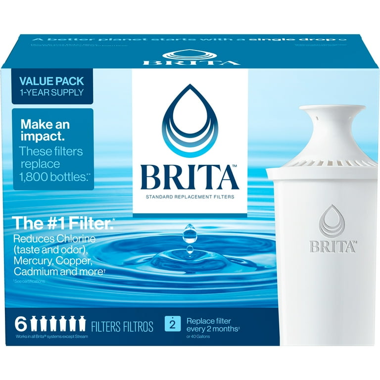 Brita Standard Water Filter Replacements, BPA Free, 1 Count Brita Standard Water Filter Replacements, BPA Free, 1 Count
