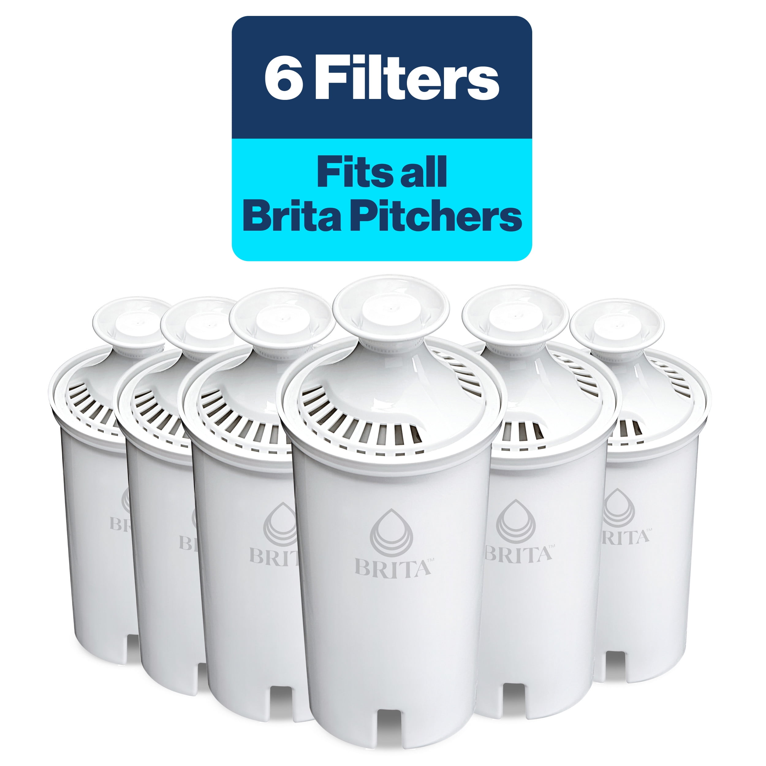 Brita Replacement Filters, Standard, Value Pack - 6 filters