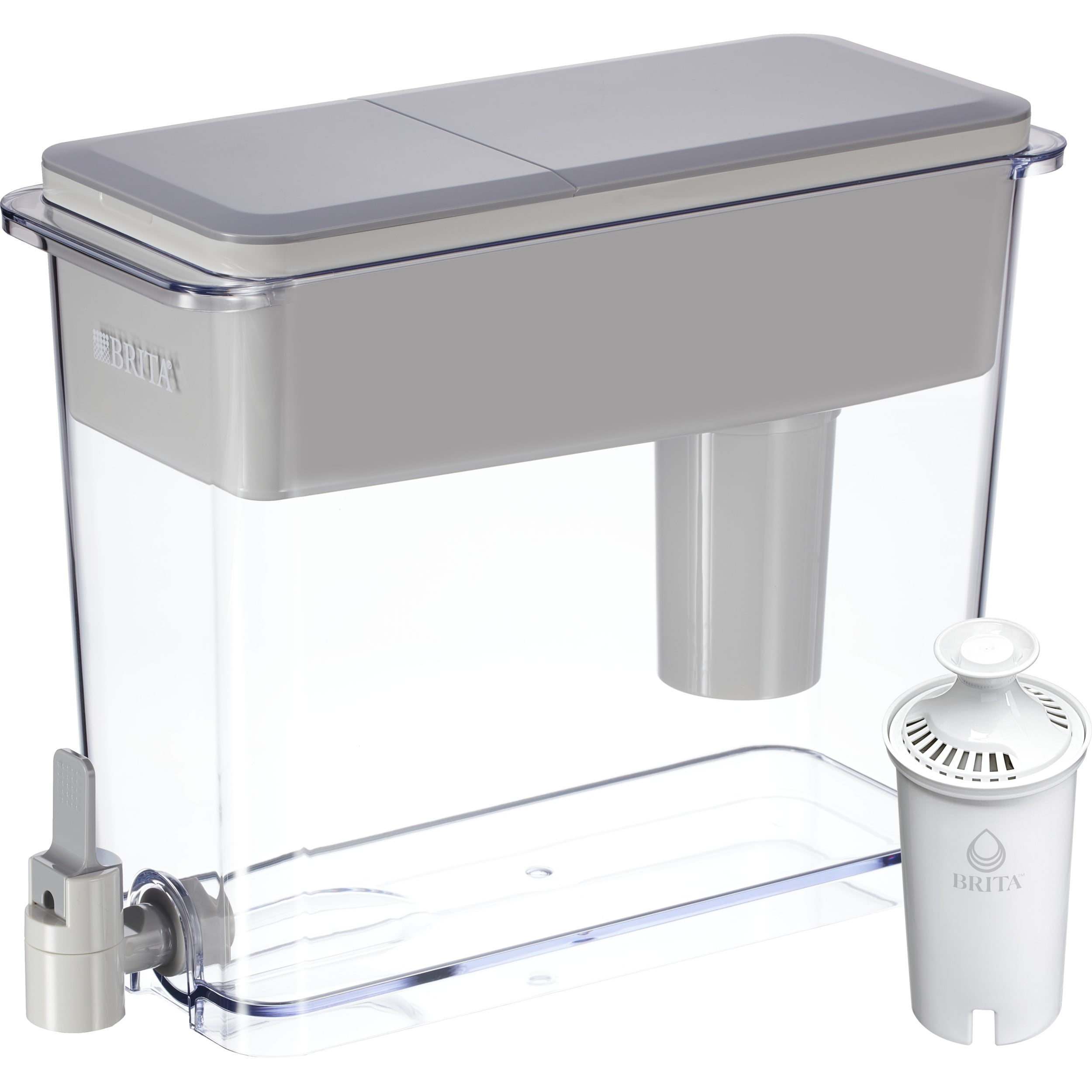 fly Forestående Pompeji Brita Ultramax 27-Cup Gray Water Filter Dispenser - Walmart.com