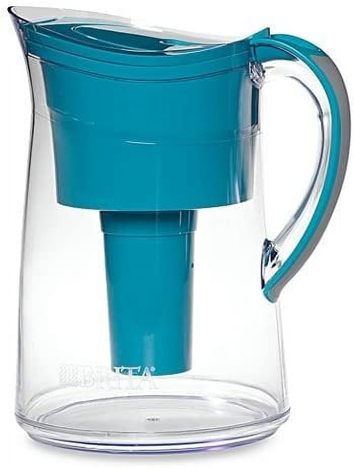 Turquoise Color Refrigerator Glass Jug / Pitcher With Handle 