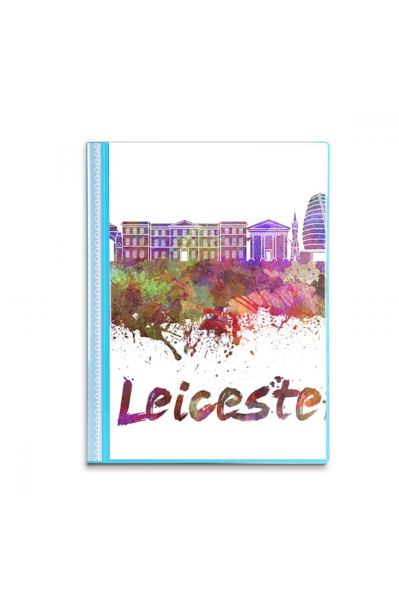 Britain City Watercolor Book Sheet Protectors Portfolio Binder Folder