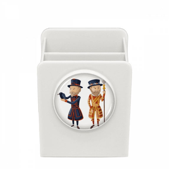 Britain UK London Royal Soldiers Desk Pencil Holder Cup Pen Organizer