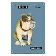 thumbnail image 1 of Britain United Kingdom - Qantas Empire Airways - BOAC (British Overseas Airways Corp) - Vintage Airline Travel Poster by Harry Rogers c.1960s - 8 x 12 inch Vintage Metal Tin Sign, 1 of 4
