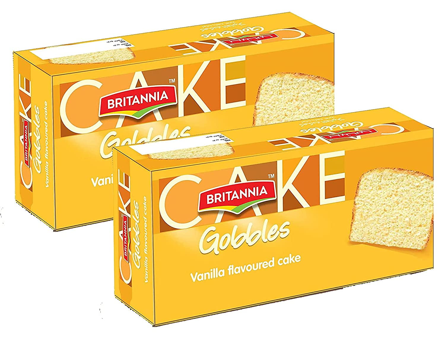 Britannia Gobbles Vanilla Cake 8.82oz (250g) - Delightfully Smooth 
