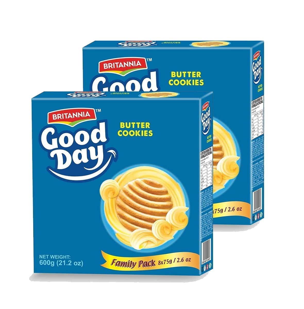 Britannia Good Day Butter Cookies Family Pack 21.2oz (600g) Breakfast