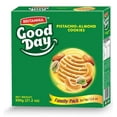 thumbnail image 1 of Britannia Good Day Pistachio/Almond Cookies Family Pack 21.2oz (600g) - Breakfast & Tea Time Snacks - Delicious Grocery Cookies - Halal and Suitable for Vegetarians (Pack of 1), 1 of 5