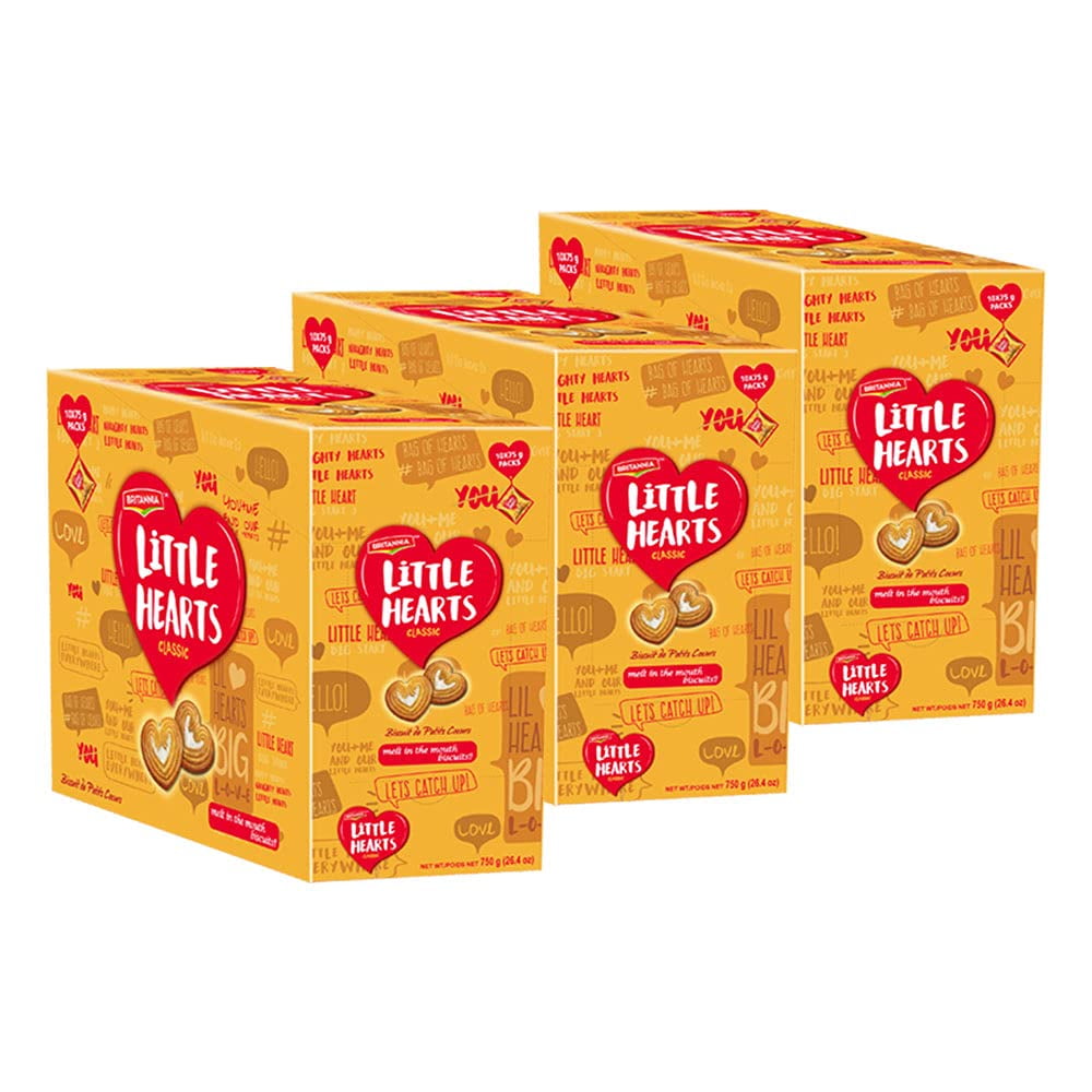 Britannia Little Hearts Biscuits 26 4oz Vegetarian Friendly Pack Of Britannia little hearts biscuits 26 4oz vegetarian friendly pack of