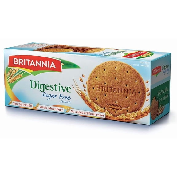 Britannia Digestive - Sugar Free Biscuits 200 gms - Biscuits & Cookies