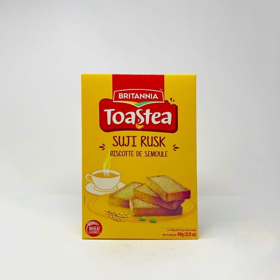 Britannia Wheat Rusk - Light, Crisp & Delicious Suji Toast 670 Grams (23.6oz)