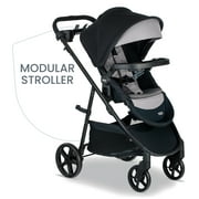 Britax Brook+ Modular Baby Stroller, Infant Stroller with 4 Ways to Stroll, Graphite Onyx, 23 lb.