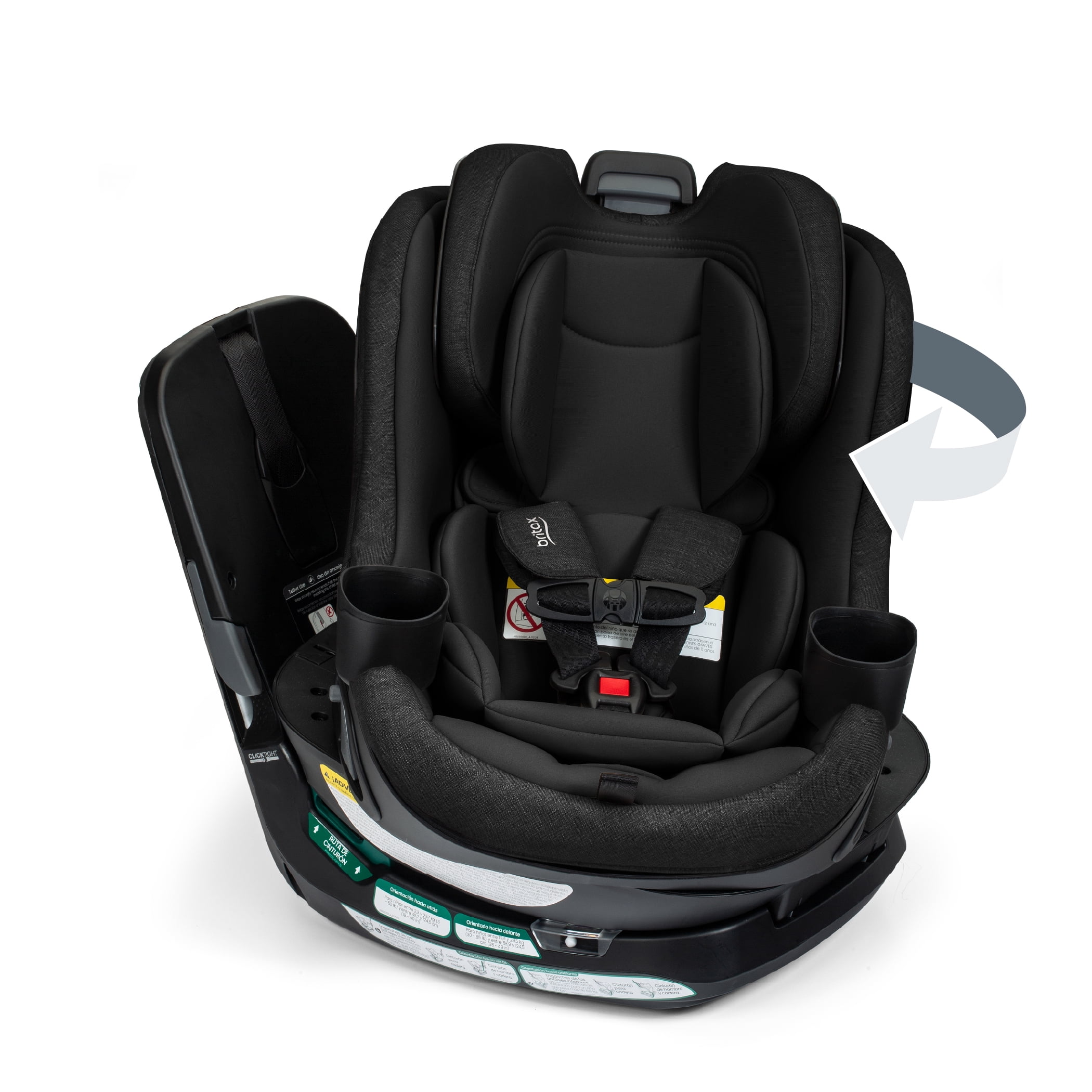 Britax® Galaxy360™ Slim Rotating Convertible Car Seat – Raven Black