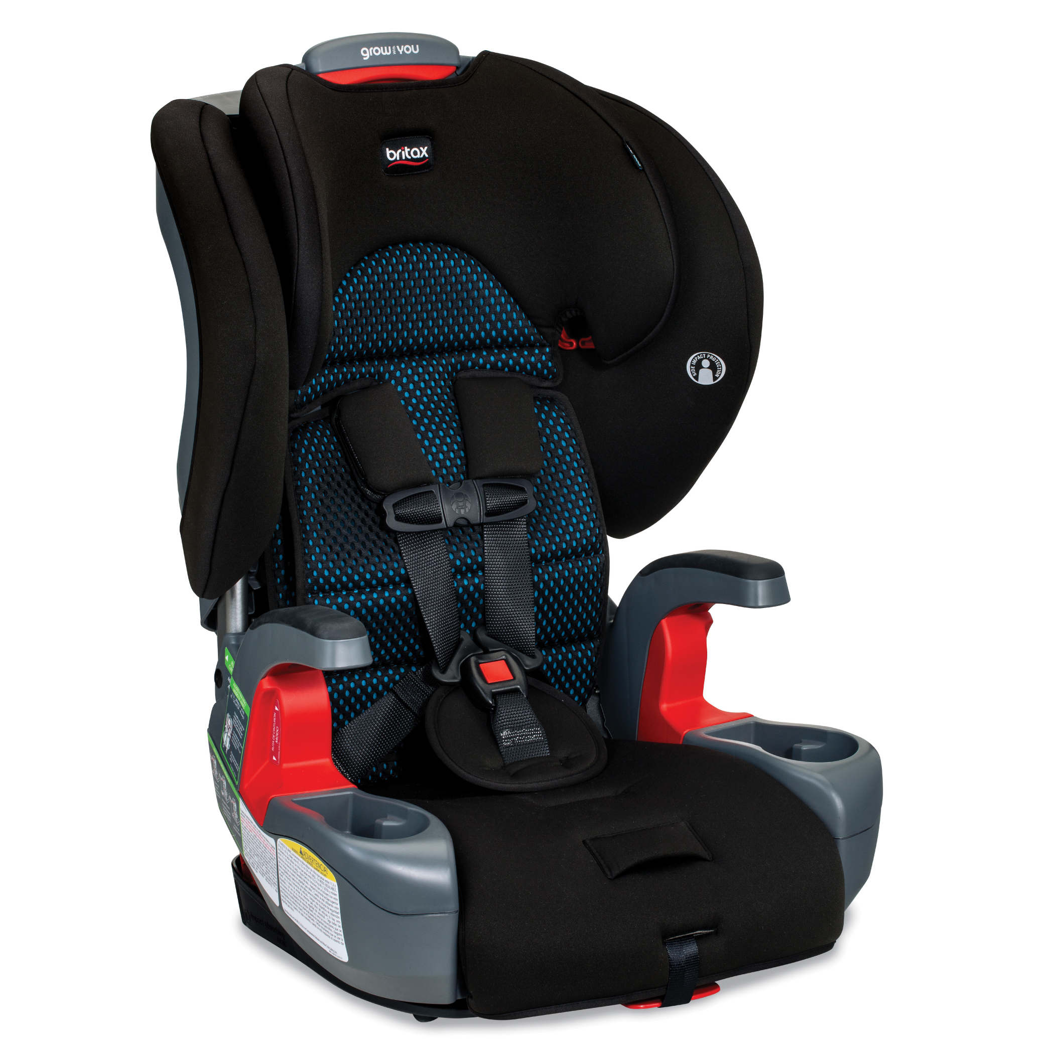 Britax Grow With You High-back Booster Car Seat, Black - image 1 of 13