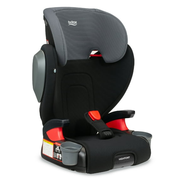 Britax Highpoint Backless Belt-Positioning Booster Seat, SafeWash Gray Ombre