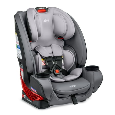 Britax One4Life Convertible Infant Car Seat, 10 Years of Use from 5 to 120 Pounds, Converts from Rear-Facing to Forward-Facing Booster Seat, Machine-Washable Fabric, Glacier Graphite