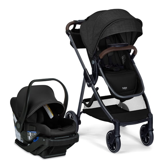 Britax® Phases™ Travel System With Arbor™ Infant Car Seat, StayTight™ Base, and Pramette Mode — Raven Black