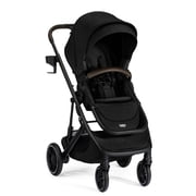 Britax Prism Full-Size Modular Stroller, 1-Step Compact Fold, Telescoping Handlebar Raven Black