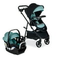 Britax Willow Brook S+ Baby Travel System, Infant Car Seat and Stroller Combo, Jade Onyx