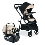 Britax Willow Brook S+ Baby Travel System, Infant Car Seat and Stroller Combo, Sand Onyx, 43 lb.