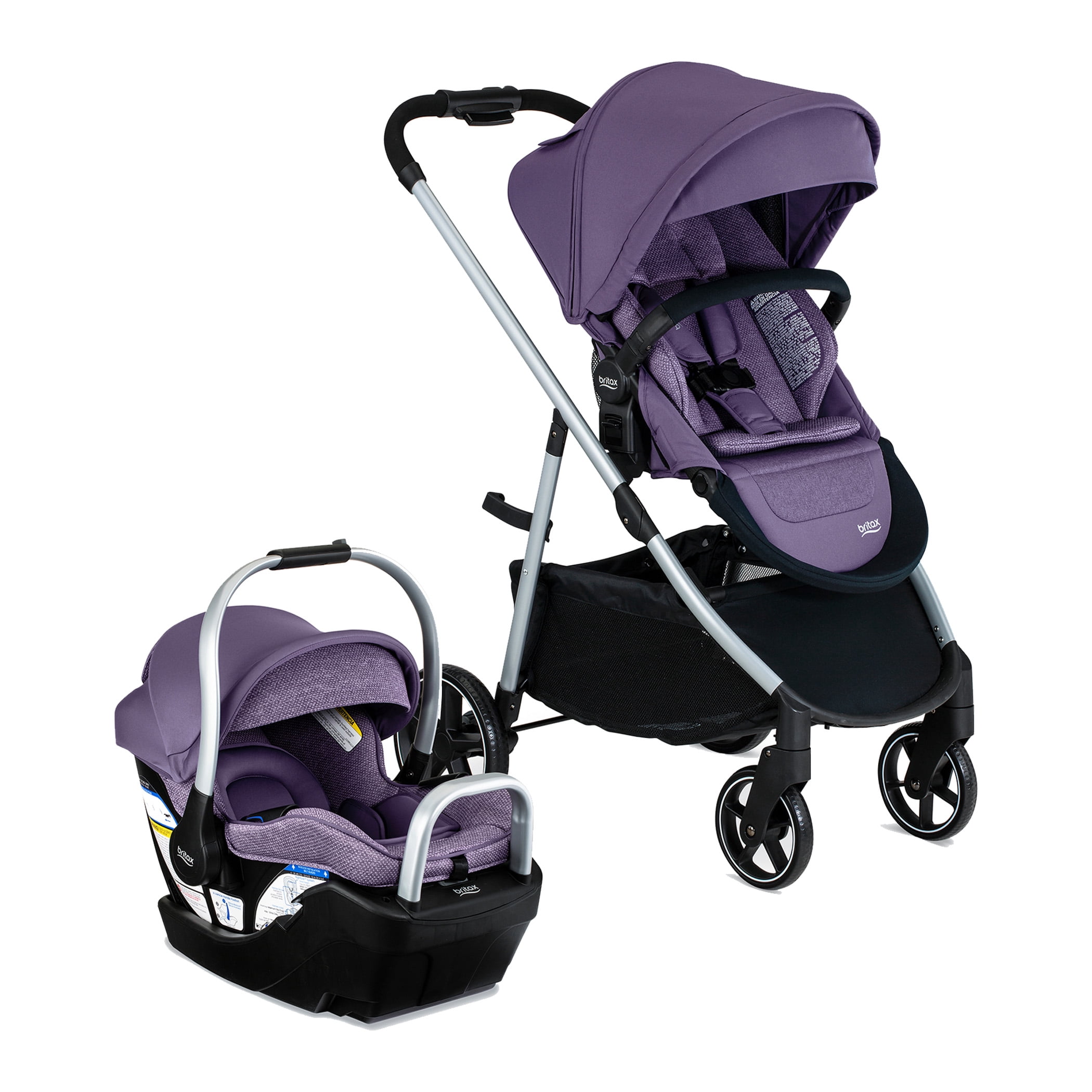 Britax Willow Grove SC Baby Travel System, Infant Car Seat and Stroller Combo with Base, Pindot Iris Sansujyuku sansujyuku.com