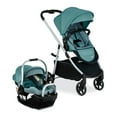 thumbnail image 1 of Britax Willow Grove SC Baby Travel System, Infant Car Seat and Stroller Combo with Base, Pindot Jade, 1 of 7