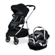 Britax Willow Grove SC Baby Travel System, Infant Car Seat and Stroller Combo with Base, Pindot Stone