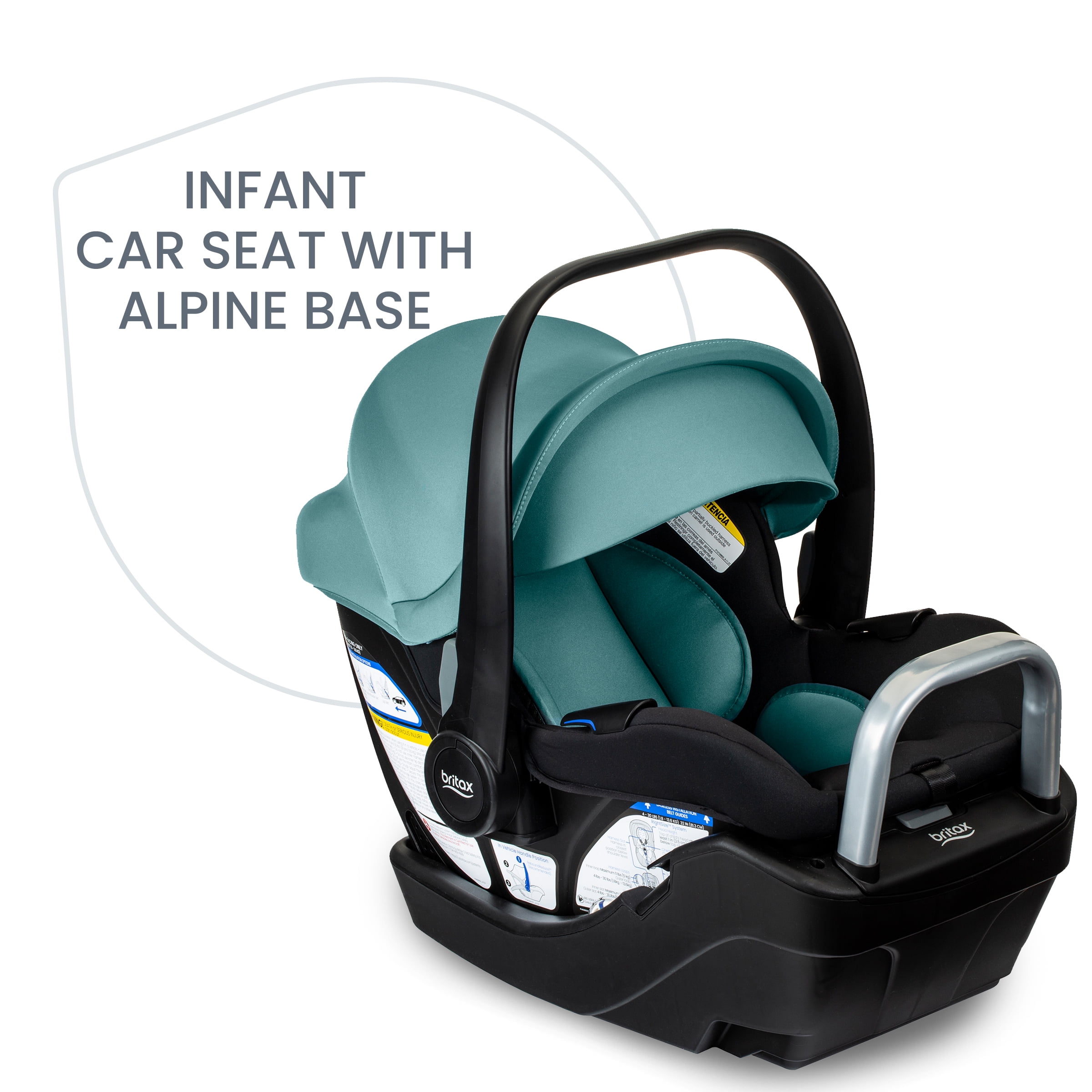 Britax Willow S Infant Car Seat With Alpine Base, Rear Facing Car Seat