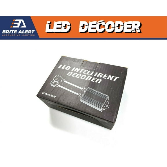 Brite Alert H13 LED Headlight Canbus Error Free Anti Flicker Resistor Decoders BA-DC-C6-H13 (Pair)