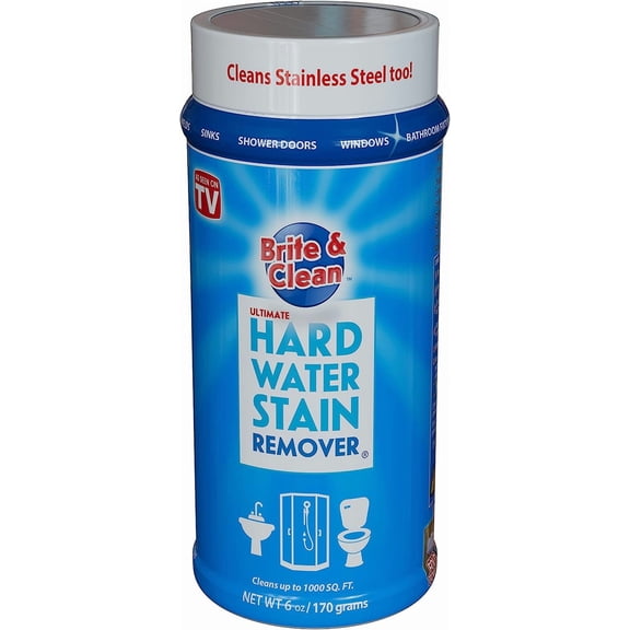 Brite & Clean (Bright & Clean) Ultimate Hard Water Stain Remover for Glass, Sh