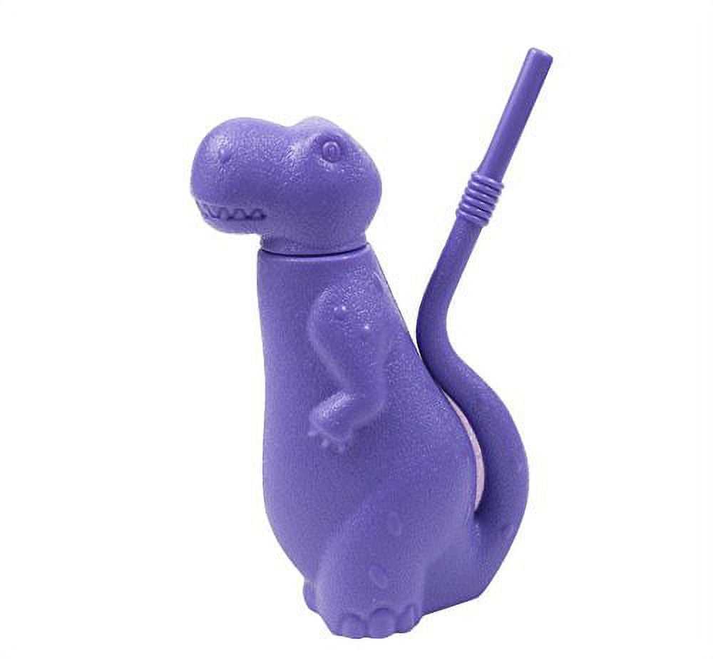 Brite Concepts Plastic Dinosaur Sippy Cup 6 oz  (Colors Vary) (Pack of 4)