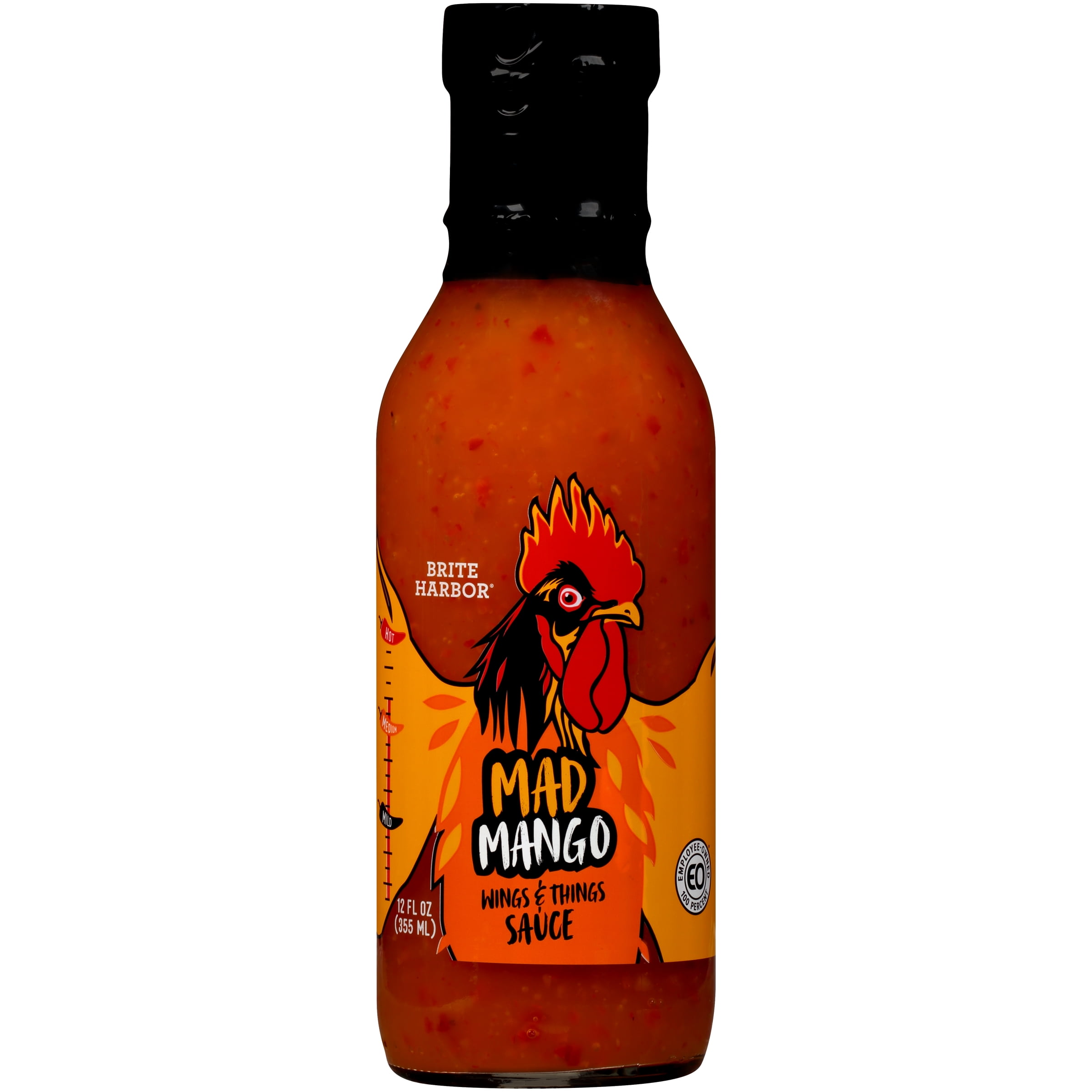 Brite Harbor Mad Mango Wings & Things Sauce, 12 fl. oz.