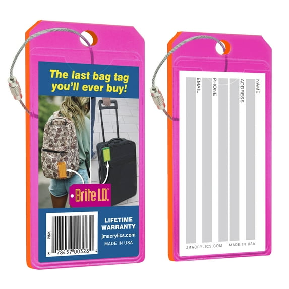 Brite I.D. Luggage/Bag Tag