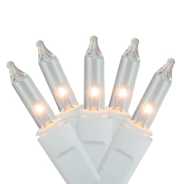 Brite Star 100Count Clear White Mini Twinkling Christmas Light Set, 7