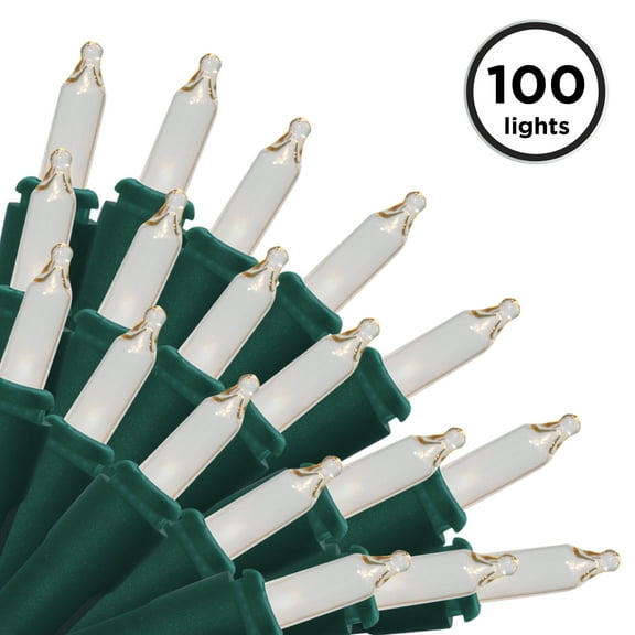 Brite Star 100 Lt Random Twinkling Mini, clear, green wire