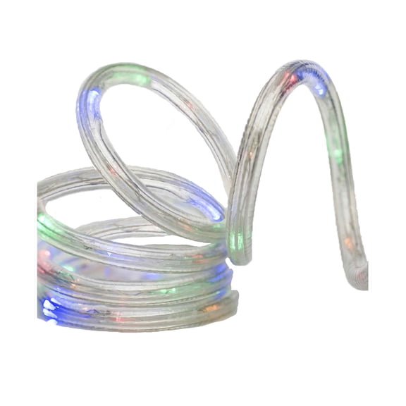 Brite Star 12 Ft 8 function LED Round Rope Light Multi - Connectable for Indoor and Outdoor Decor - Perfect for Decorations, Bedroom, Party, Patio, Deck Lighting - Waterproof Outdoor Lighting