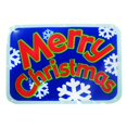 thumbnail image 1 of 16" Battery Operated LED Lighted Merry Christmas Light Show Sign Decoration, 1 of 2