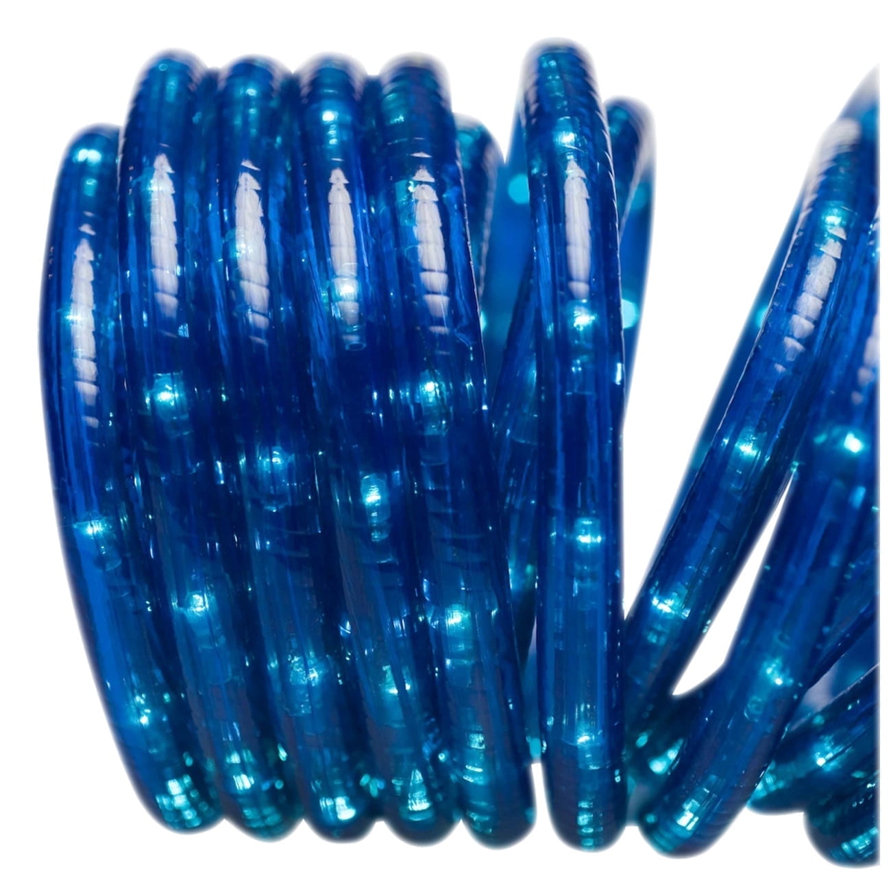 Brite Star 18 Foot Blue Rope Light Clear - Connectable for Indoor and Outdoor Decor - Perfect for Christmas Decorations, Bedroom, Party, Patio, Deck Lighting - Waterproof Outdoor Lighting