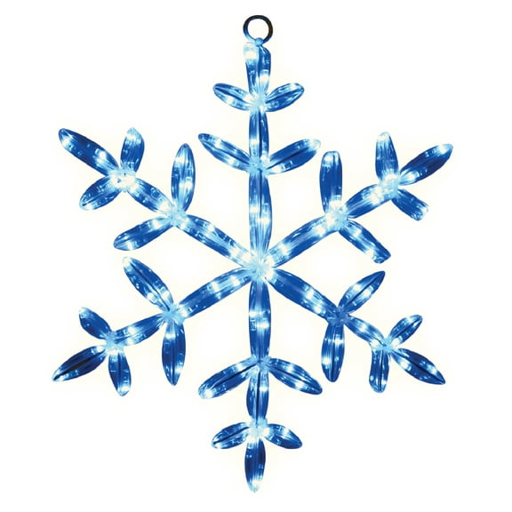 Brite Star 24 inch Lighted LED Snowflake, Blue