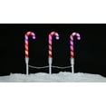 thumbnail image 1 of Brite Star 3 Ct Color Changing LED Candy Cane 'Magic' Light Show Pathmarkers, 1 of 5