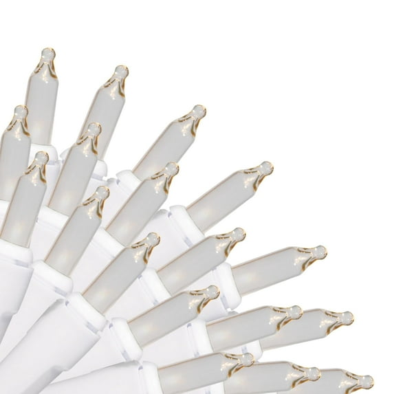 Brite Star 300 Lt String To String Lights, Clear, White Wire