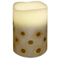 thumbnail image 1 of Brite Star Floral Battery Operated Flameless Flickering Wax Pillar Candle - 5.5", 1 of 2