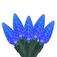 thumbnail image 1 of Brite Star 50ct Faceted LED C6 Christmas Lights Blue - 16.3' Green Wire, 1 of 3