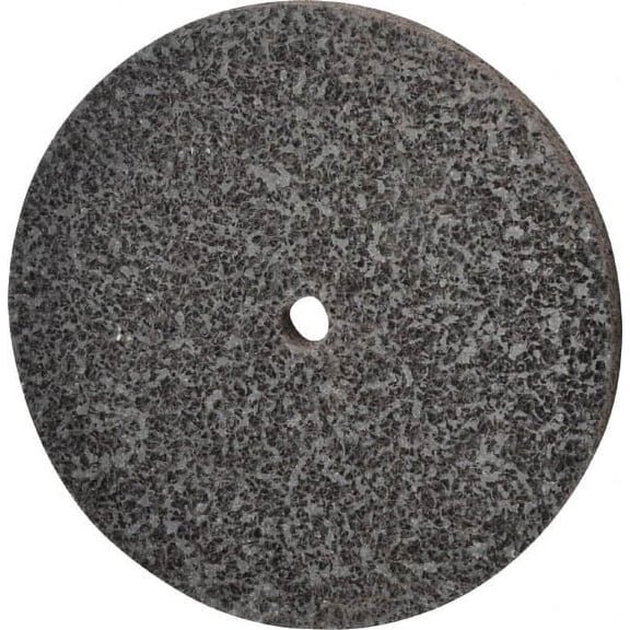 Brite Star 6" Diam, 1/2" Face Width, 1/2" Center Hole, Medium Grade, Aluminum Oxide Deburring Wheel Unitized, Soft Density 2 Grade, 5,000 RPM