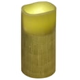 thumbnail image 1 of Brite Star 6" Olive Green Spring Lattice Battery Operated Flameless Flickering Wax Pillar Candle, 1 of 2